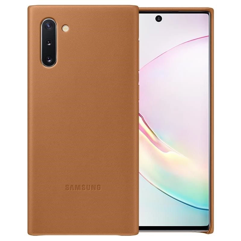 Funda de piel Samsung Galaxy Note 10 camel