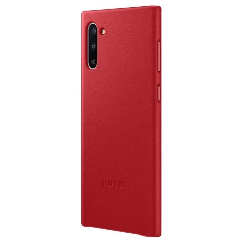 Samsung Galaxy Note 10 Funda de piel Rojo