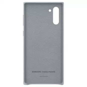 Samsung Galaxy Note 10 Funda de piel Gris