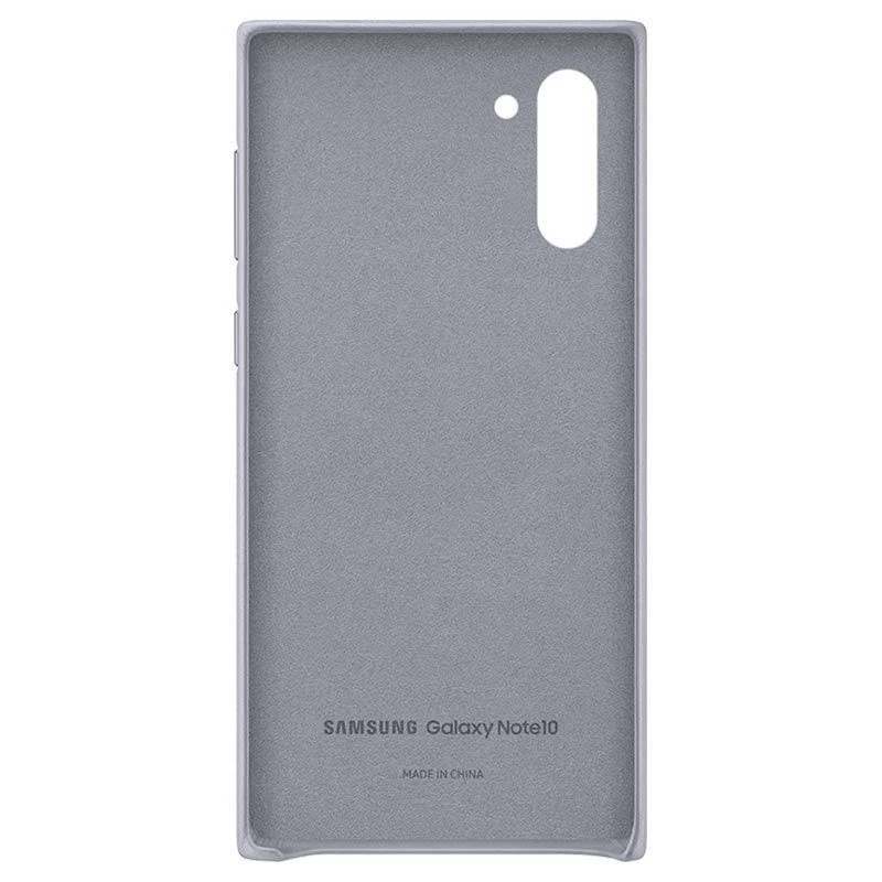 Samsung Galaxy Note 10 Funda de piel Gris