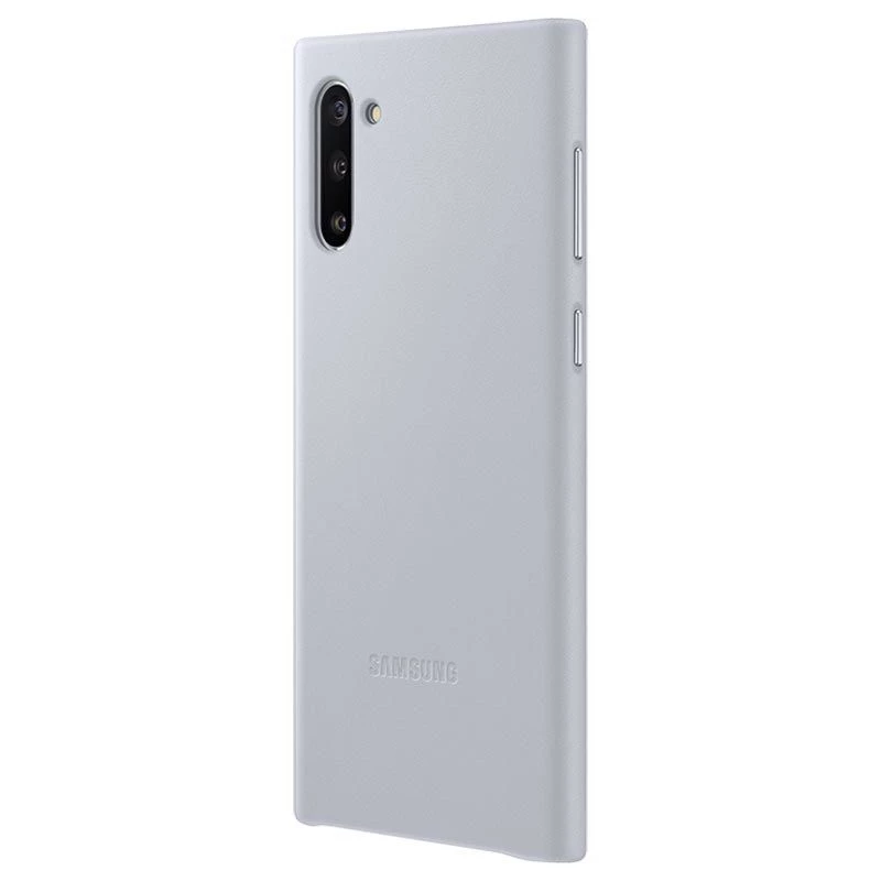 Samsung Galaxy Note 10 Funda de piel Gris