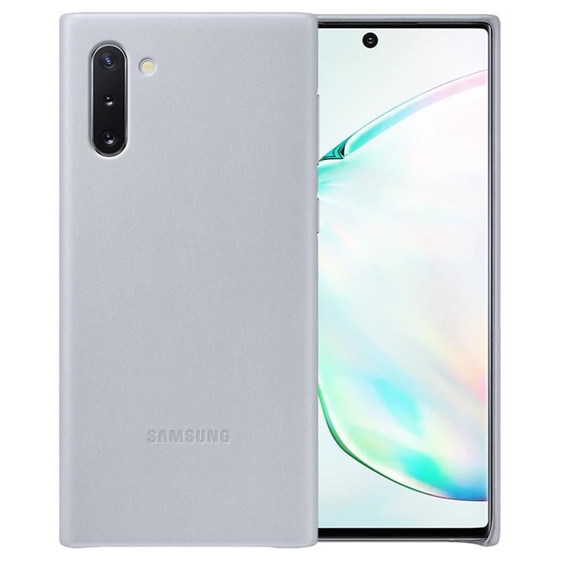 Samsung Galaxy Note 10 Funda de piel Gris
