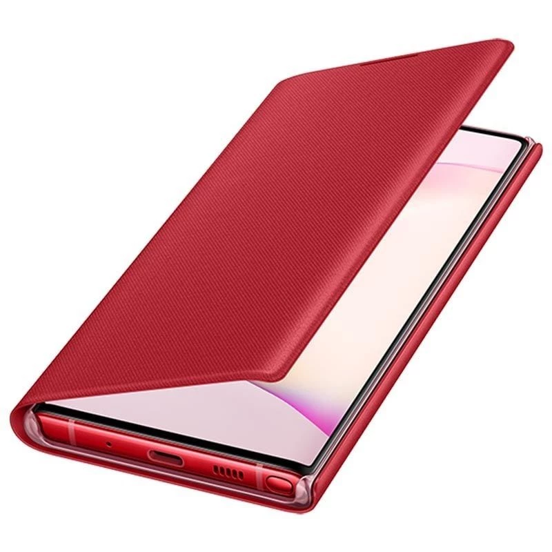 Funda con vista LED Samsung Galaxy Note 10 roja