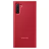 Funda con vista LED Samsung Galaxy Note 10 roja