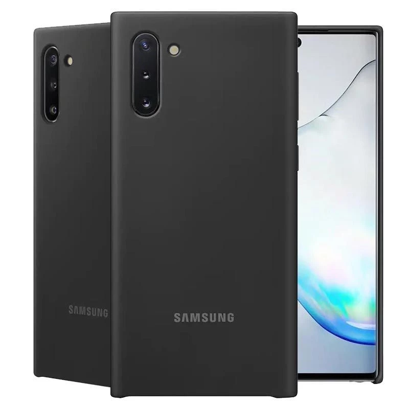 Funda de silicona Samsung Galaxy Note 10 negra