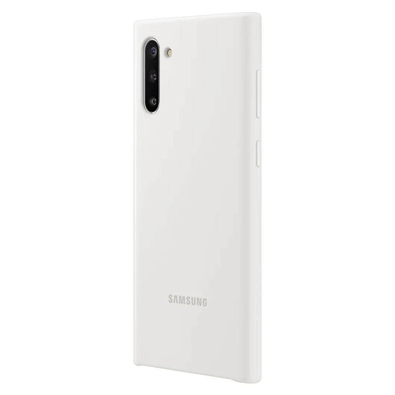 Samsung Funda de Silicona para Galaxy Note 10 Blanca