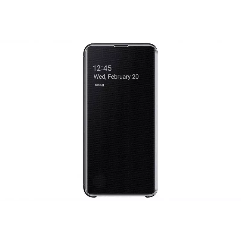 Funda Clear View Samsung Galaxy S10+ EF-ZG975CBEGW negra