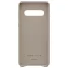 Samsung Galaxy S10 funda de piel EF-VG973LJEGWW gris