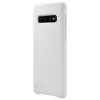 Samsung Galaxy S10 funda de piel blanca