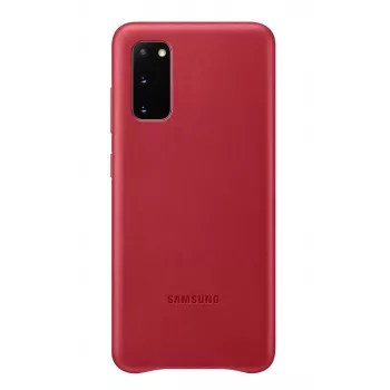 Samsung Galaxy S20 Funda de piel Rojo