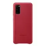 Samsung Galaxy S20 Funda de piel Rojo