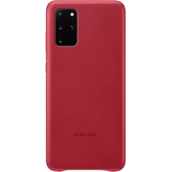 Samsung Galaxy S20 Plus Funda de piel Rojo