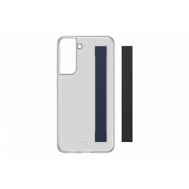 Samsung Galaxy S21 FE funda Clear Strap gris oscuro