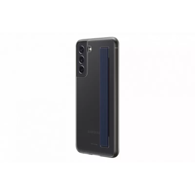 Samsung Galaxy S21 FE funda Clear Strap gris oscuro