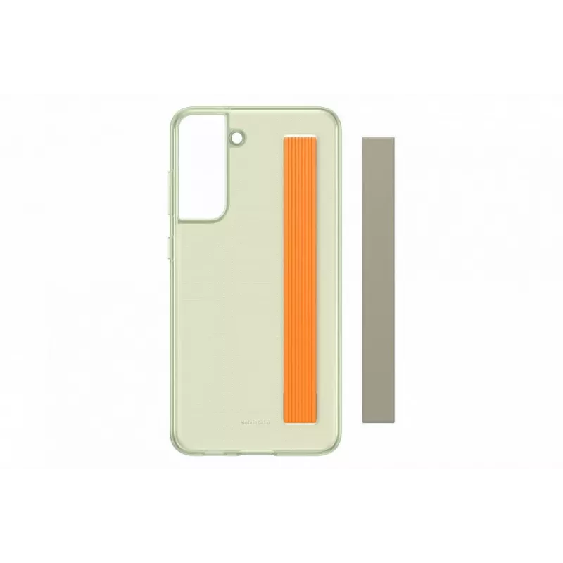 Samsung Galaxy S21 FE Clear Strap Cover funda verde oliva