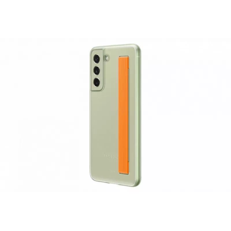 Samsung Galaxy S21 FE Clear Strap Cover funda verde oliva