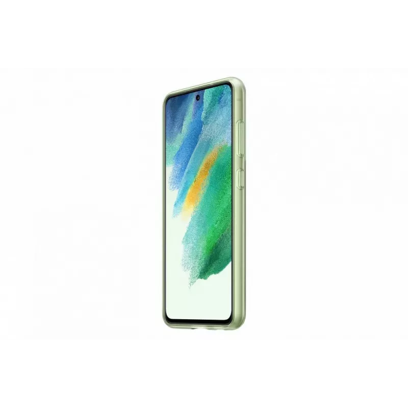 Samsung Galaxy S21 FE Clear Strap Cover funda verde oliva