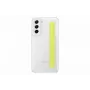 Samsung Galaxy S21 FE Funda Transparente con Correa Blanca