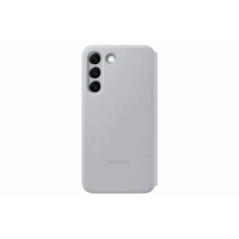 Funda Smart LED View para Samsung Galaxy S22 gris claro