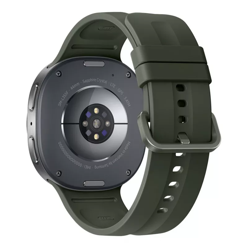 Samsung Galaxy Watch9 LTE 44 mm Silver smartwatch con correa deportiva Olive M/L
