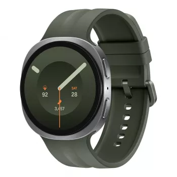 Samsung Galaxy Watch9 LTE 44 mm Silver smartwatch con correa deportiva Olive M/L