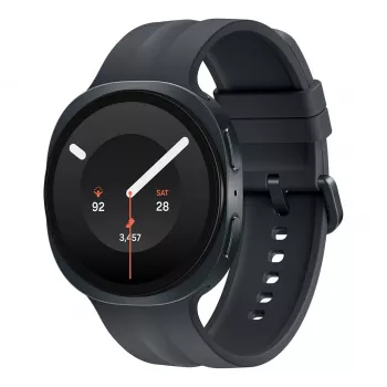 Samsung Galaxy Watch9 LTE smartwatch 44mm Graphite y correa deportiva negra M/L pantalla Super AMOLED
