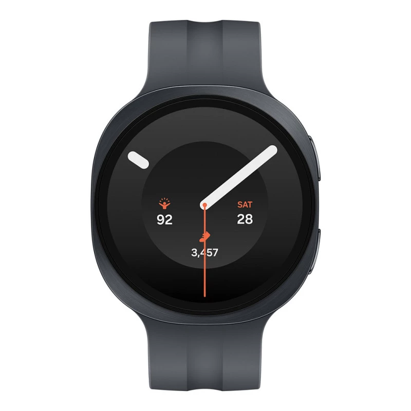 Samsung Galaxy Watch9 LTE smartwatch 44mm Graphite y correa deportiva negra M/L pantalla Super AMOLED