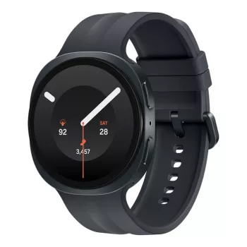 Samsung Galaxy Watch9 LTE smartwatch 44mm Graphite y correa deportiva negra M/L pantalla Super AMOLED