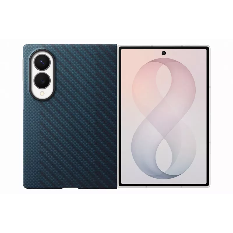Funda con soporte magnética de carbono Samsung Galaxy Z Fold8 - azul marino (EF-KF971SNEGWW)