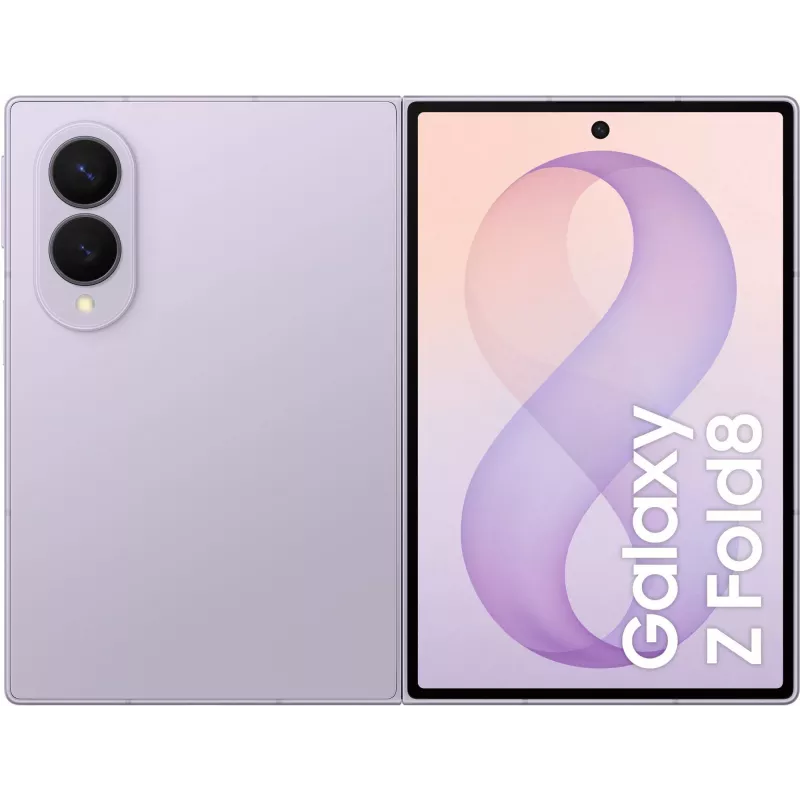 Samsung Galaxy Z Fold8 5G Smartphone, 12GB RAM, 256GB de almacenamiento, Lavanda, 7,6