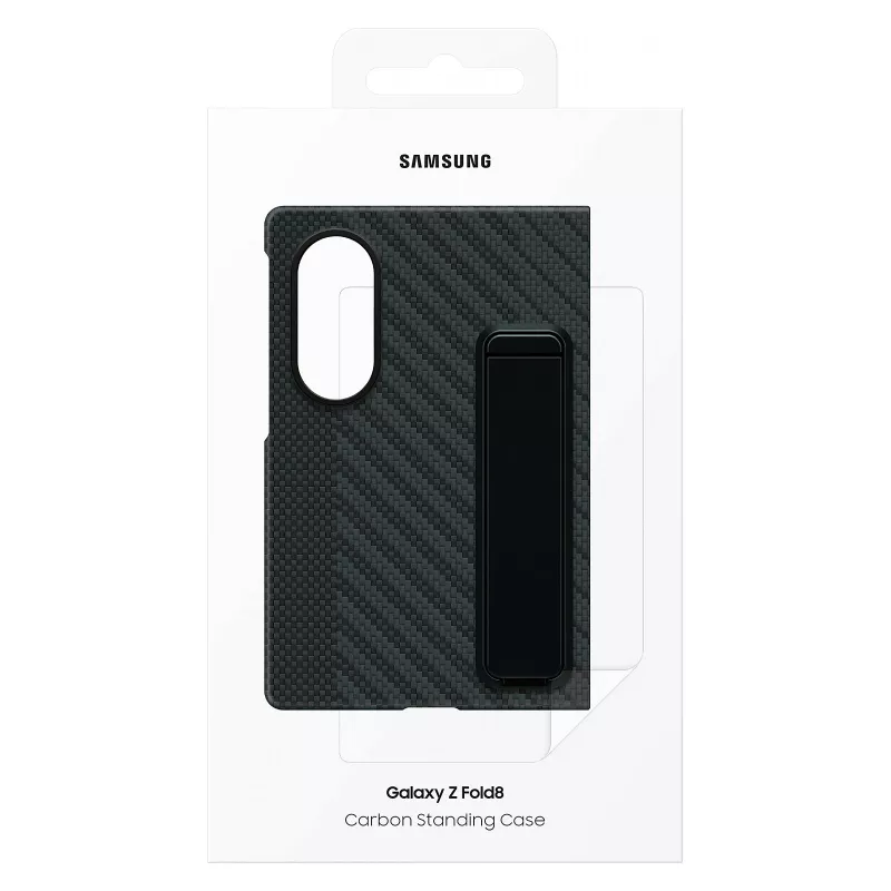 Samsung Galaxy Z Fold8 funda con soporte Carbon Standing - negra, EF-XF971SBEGWW