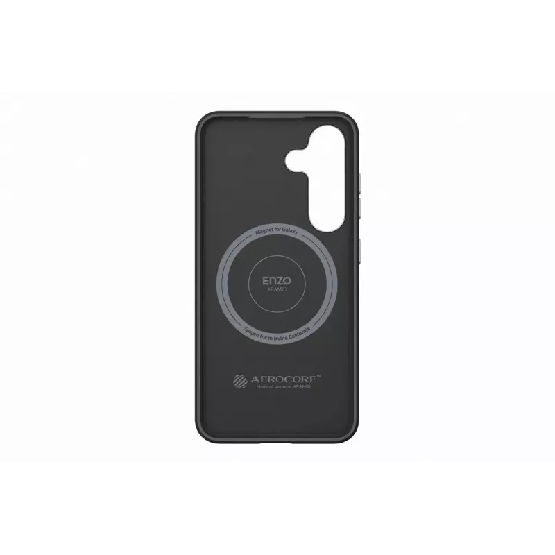 Funda Enzo Aramid Samsung GP-FPS931PGABW para Samsung Galaxy S25, negro plata