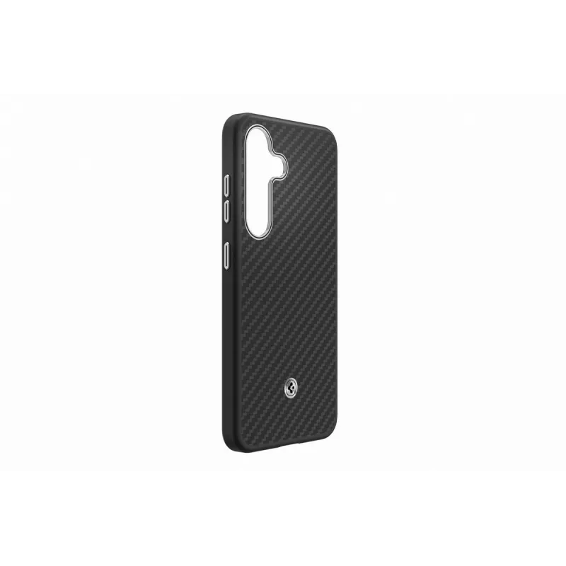 Funda Enzo Aramid Samsung GP-FPS931PGABW para Samsung Galaxy S25, negro plata