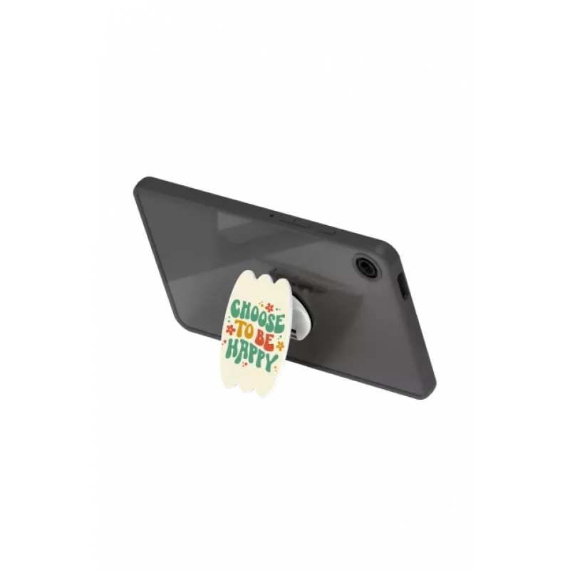 SAMSUNG GP-FPX115AMBGW Funda híbrida Edge para Tab A9 con soporte para dedo Transparente, Verde