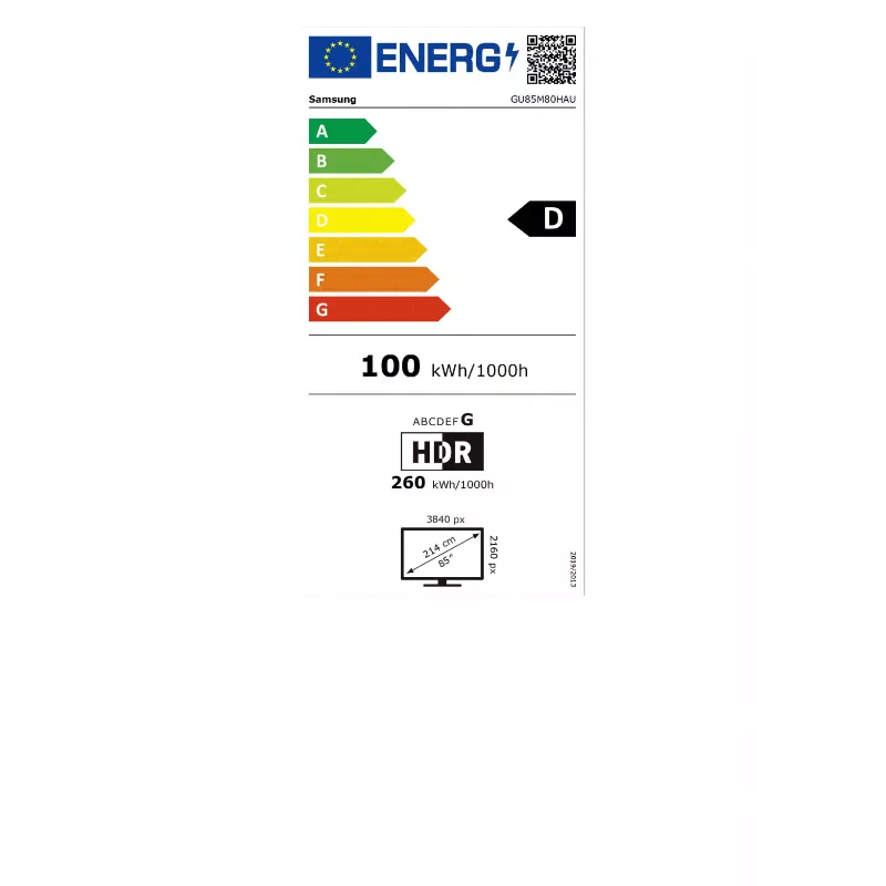 Samsung GU85M80HAUXZG TV LED Smart 4K Ultra HD 85