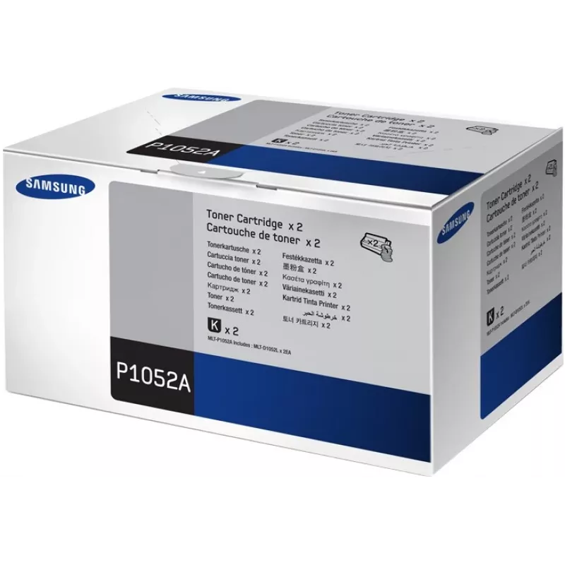 Samsung HP MLT-P1052A - pack de 2 - alto rendimiento - negro - original - cartucho de tóner (SV115A)