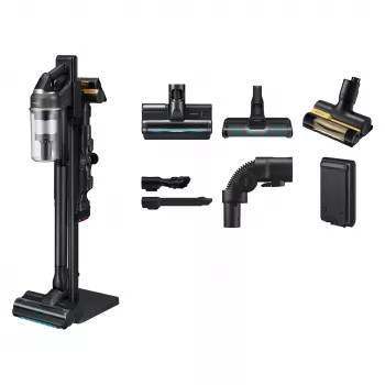 Samsung Jet 95S CompleteClean aspirador de batería – VS70H28HFC/WD, gris satinado, 210 AW, 60 min de autonomía, litio-ion