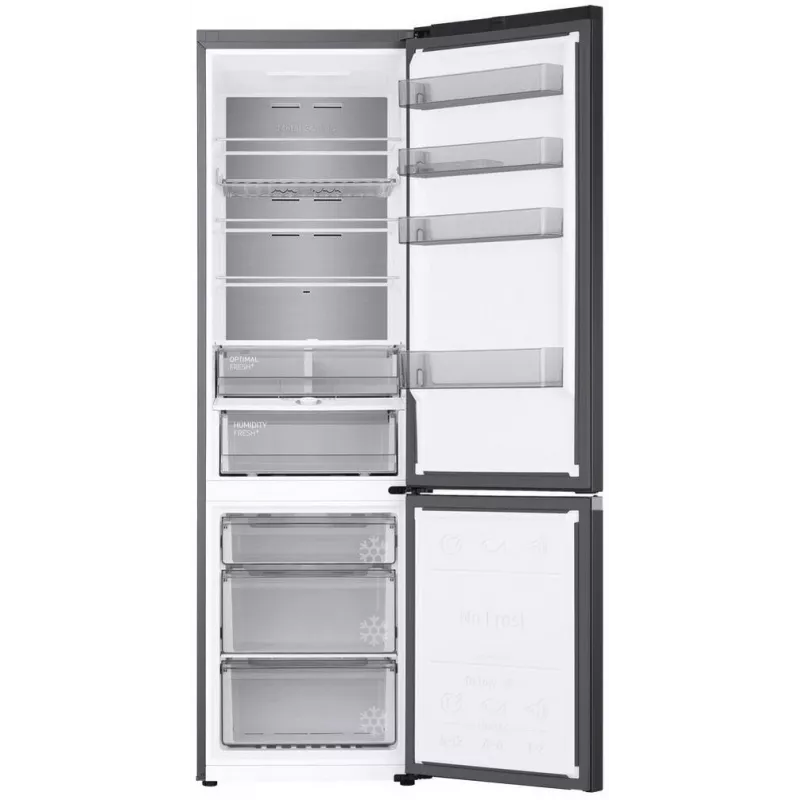 Samsung RB38C705CB1/EF 390L Total No Frost frigorífico combi con tecnología SpaceMax™, compresor Digital Inverter, clase energética C, Glam Black