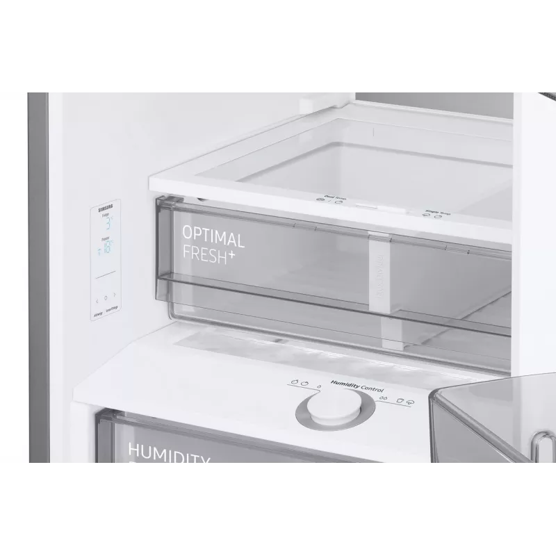 Samsung RB38C7B6BS9/EF Frigorífico combi con congelador abajo, 390L volumen total, No Frost, compresor Digital Inverter, acabado acero inoxidable, Wi-Fi SmartThings