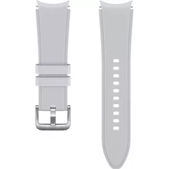 Samsung Ridge Sport Correa para Galaxy Watch4 y Watch4 Classic (20 mm, S/M, Plata) ET-SFR88SSEGEU