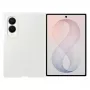 Samsung funda de silicona con imán para Galaxy Z Fold 8 - blanca (compatible con MagSafe)