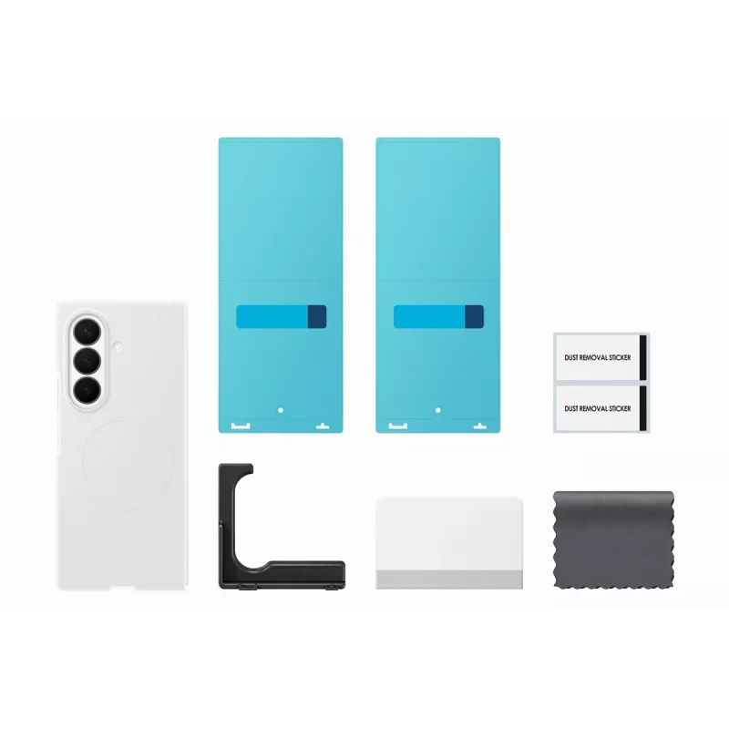 Samsung Silicone Magnet Case con S Pen para Galaxy Z Fold8 Ultra (Blanco)