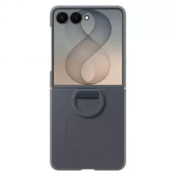 Samsung Funda Magnética con Anillo de Silicona para Galaxy Z Flip8, Negro (EF-EF776CBEGWW)