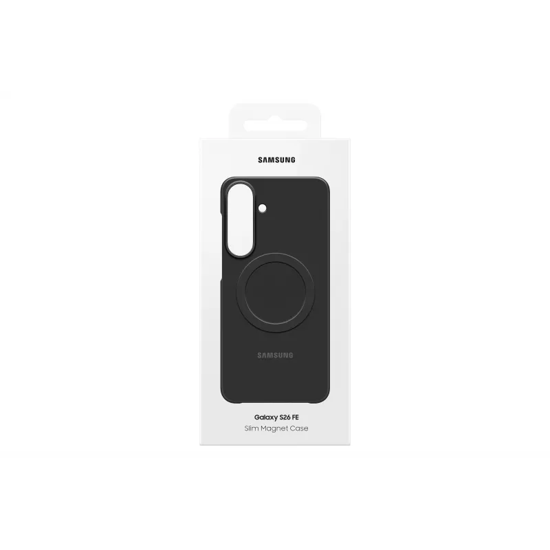 Funda con imán Slim Samsung para Galaxy S26 FE, negra
