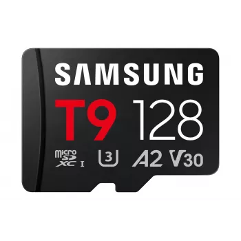 Tarjeta de memoria Samsung T9 MB-MH128T 128GB microSDXC UHS-I U3 V10