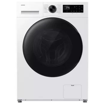 Lavadora con secadora Samsung WD90HG5U34BELE, 9 kg lavado / 6 kg secado, 1400 rpm, blanca