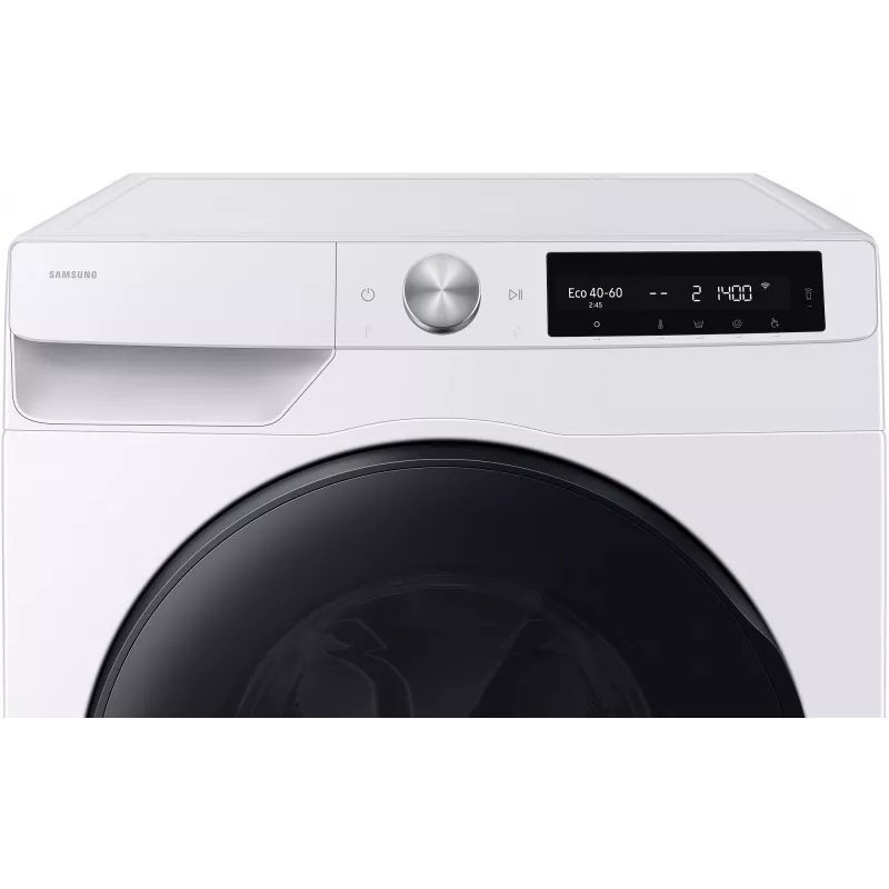 Lavadora secadora independiente Samsung WD90HG6U94BEU4, 9 kg lavado / 6 kg secado, 1400 rpm, EcoBubble, blanca