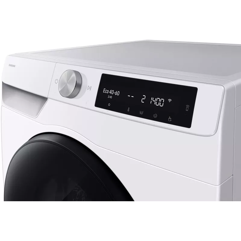 Lavadora secadora independiente Samsung WD90HG6U94BEU4, 9 kg lavado / 6 kg secado, 1400 rpm, EcoBubble, blanca