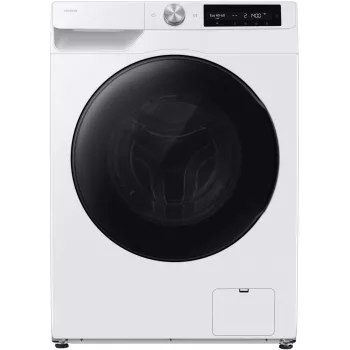 Lavadora secadora independiente Samsung WD90HG6U94BEU4, 9 kg lavado / 6 kg secado, 1400 rpm, EcoBubble, blanca