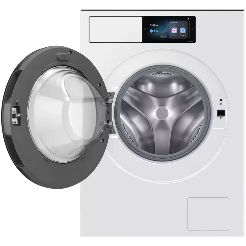 Samsung WF90H09C4WT2 Lavadora de carga frontal 9 kg 1400 rpm con tecnología Ecobubble, motor Digital Inverter, VRT Plus, Diamond Drum, pantalla LED, Blanco